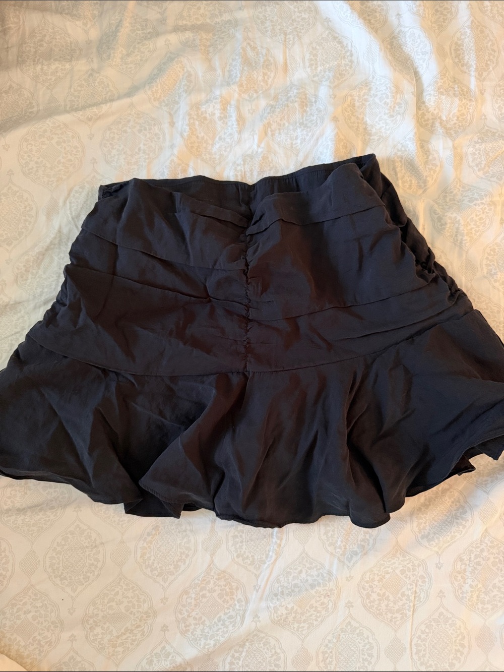 Zara Black Ruffle Skirt
